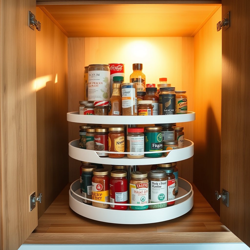lazy susan in action
