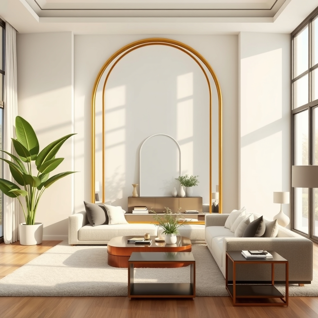 Arch mirror - Illustration 1