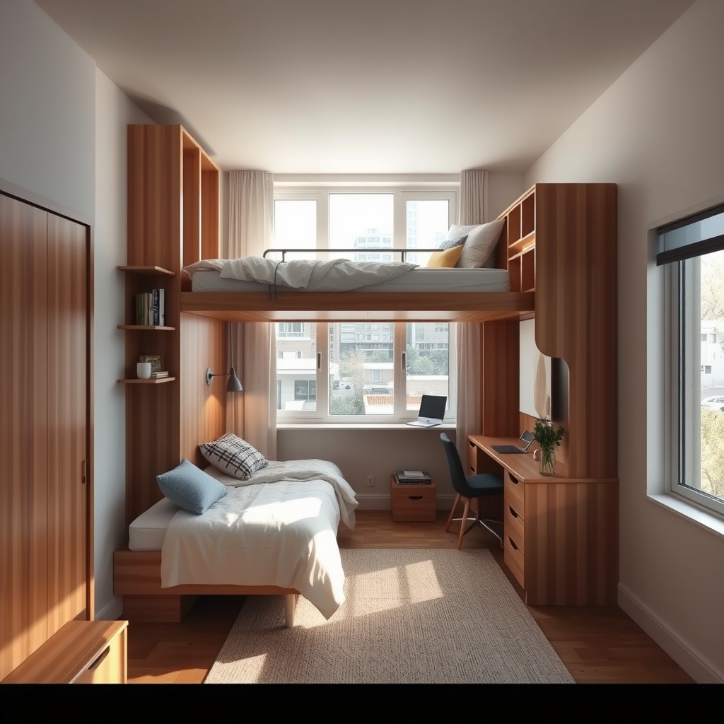 Multifunctional small space furniture - Illustration 3