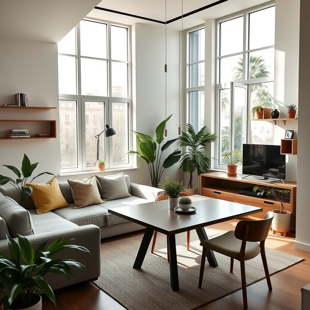 Multifunctional small space furniture - Illustration 1