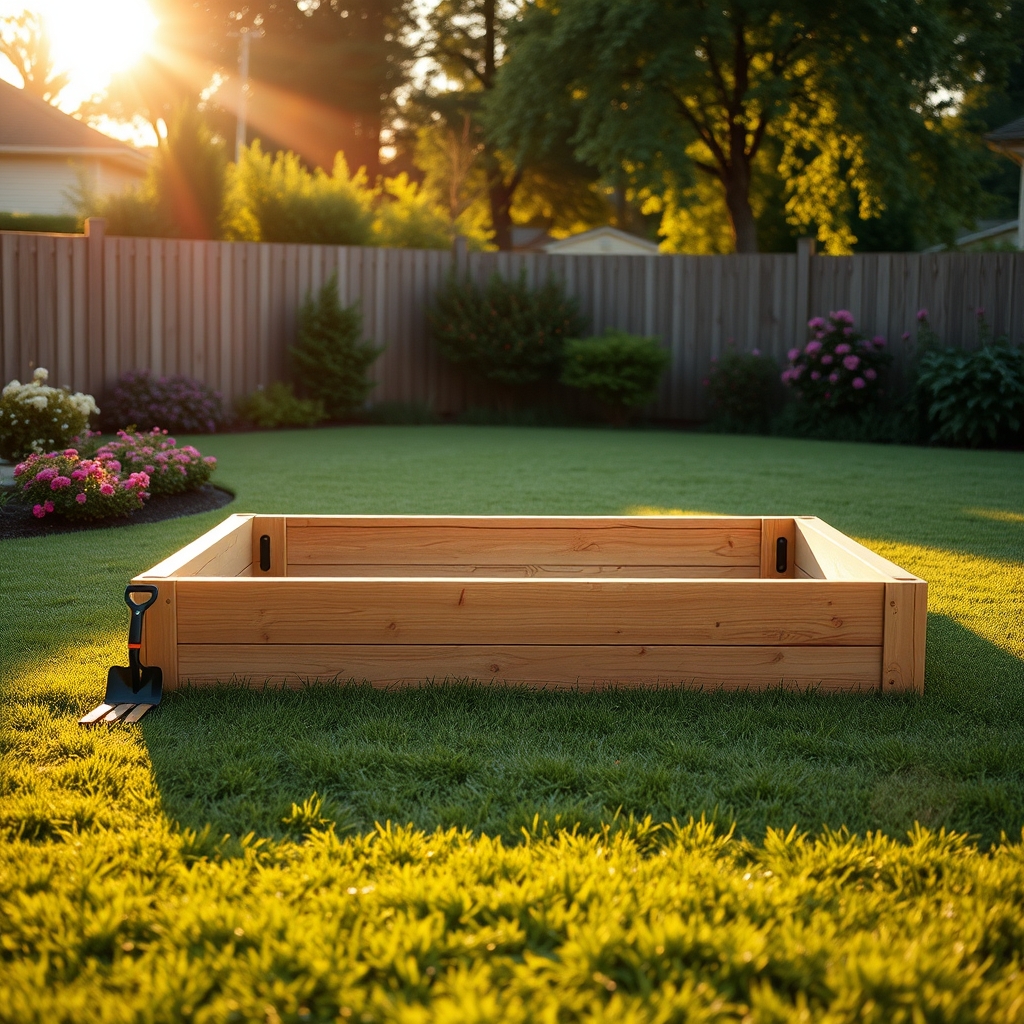 Raised Garden Bed Kit - Illustration 1
