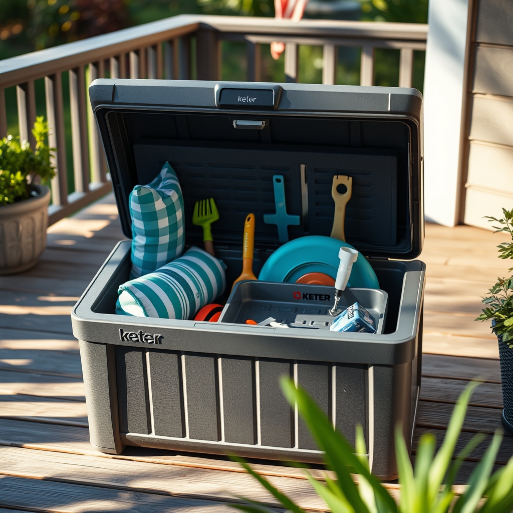 outdoor storage in action