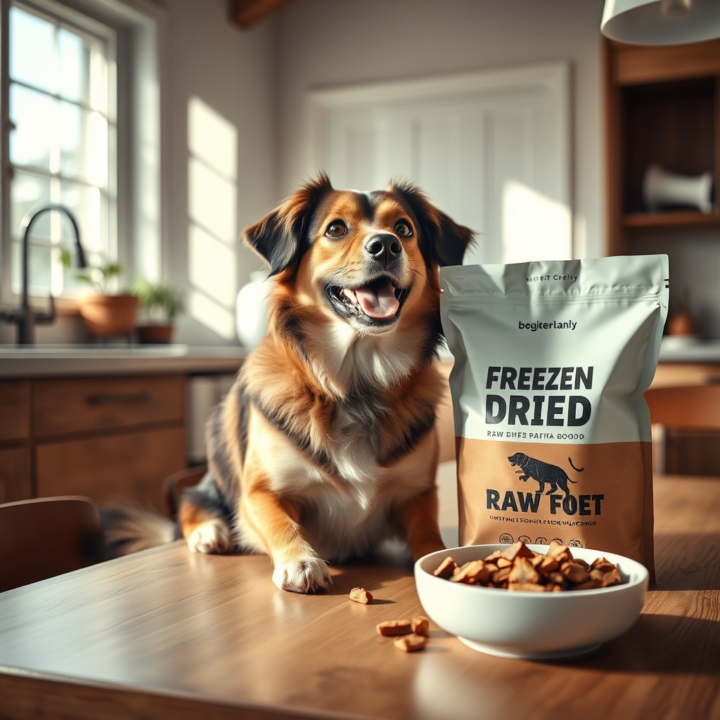 freeze-dried raw dog food - Illustration 1