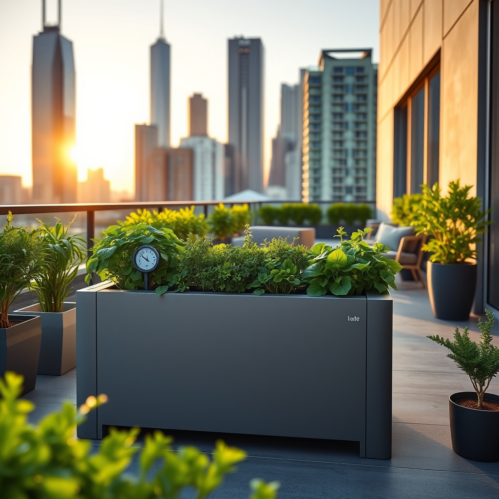 raised planter product view