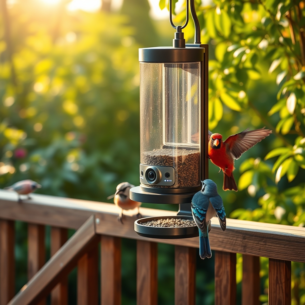smart bird feeder - Illustration 1