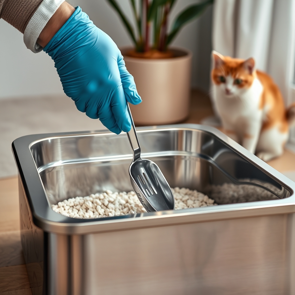 stainless steel litter box - Illustration 2