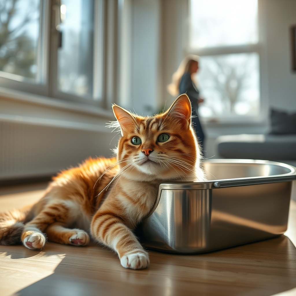 stainless steel litter box - Illustration 3